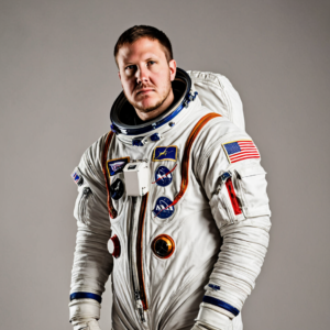 generative astronaut themed ai filter
