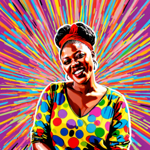 color pop art themed ai filter