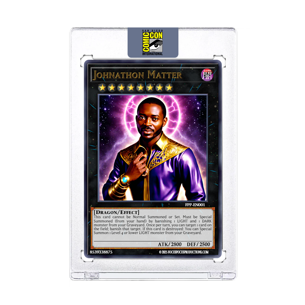 Trading card after AI is applied